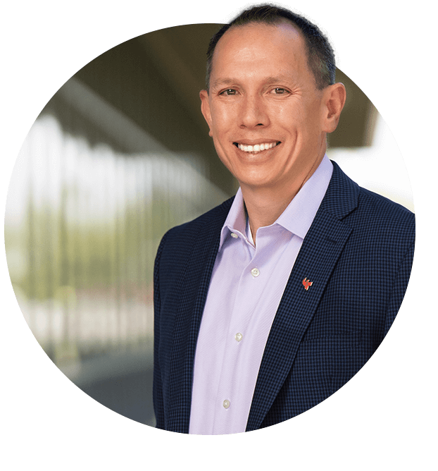 A portrait of Chris Lynne, President of University of Phoenix