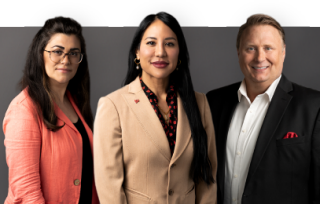 Dean Eve Krahe Billings, Dean Raelene Brooks and Dean Mark Johannsson