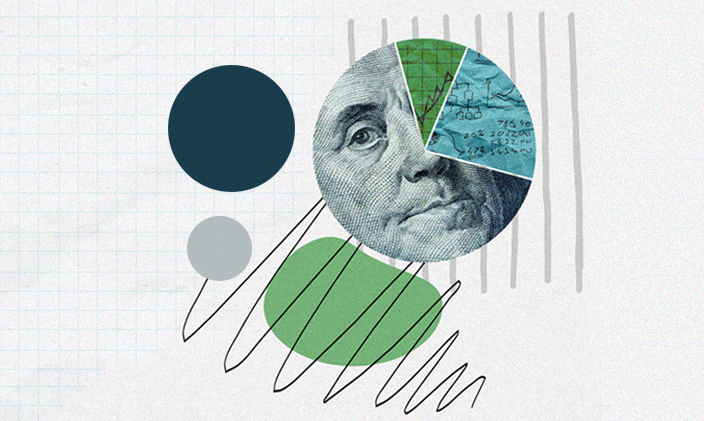 A collage to signify health economics