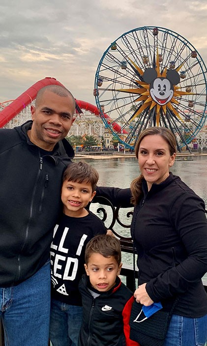 Stephen and his family