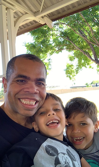 Stephen and his children