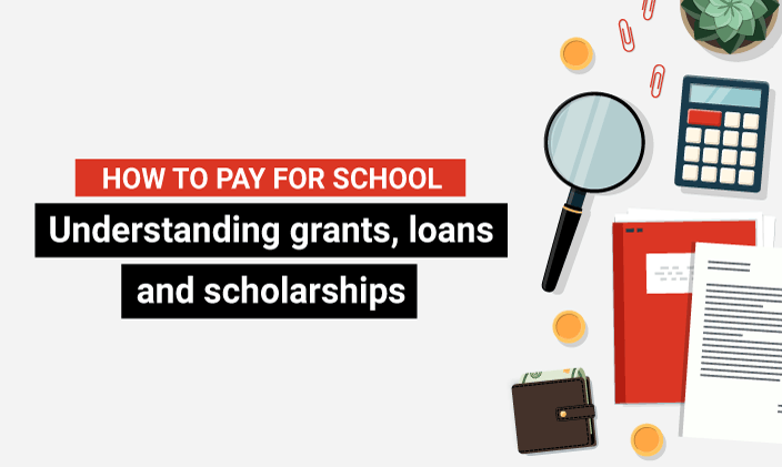 The different types of financial aid