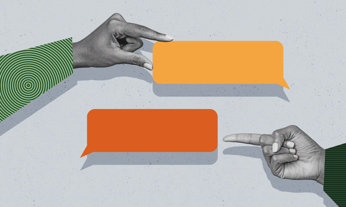 Empty chat to signify the need to build negotiation skills