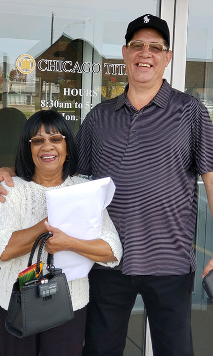 Phillips and his wife