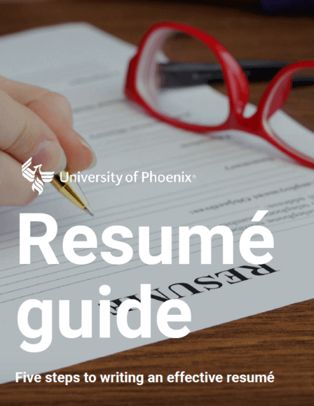 Download a free guide for how to write a resume