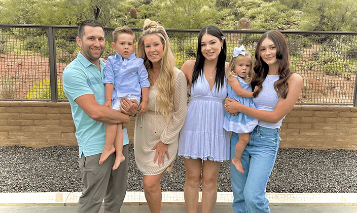Ronda Foster and her family