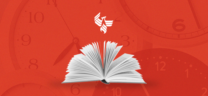 A school book with the University of Phoenix logo to represent History of University of Phoenix