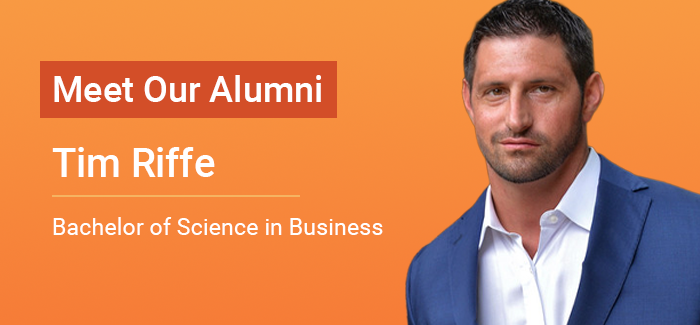 Meet our alumni Tim Riffe, Bachelor of Science in Business