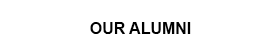 Our alumni