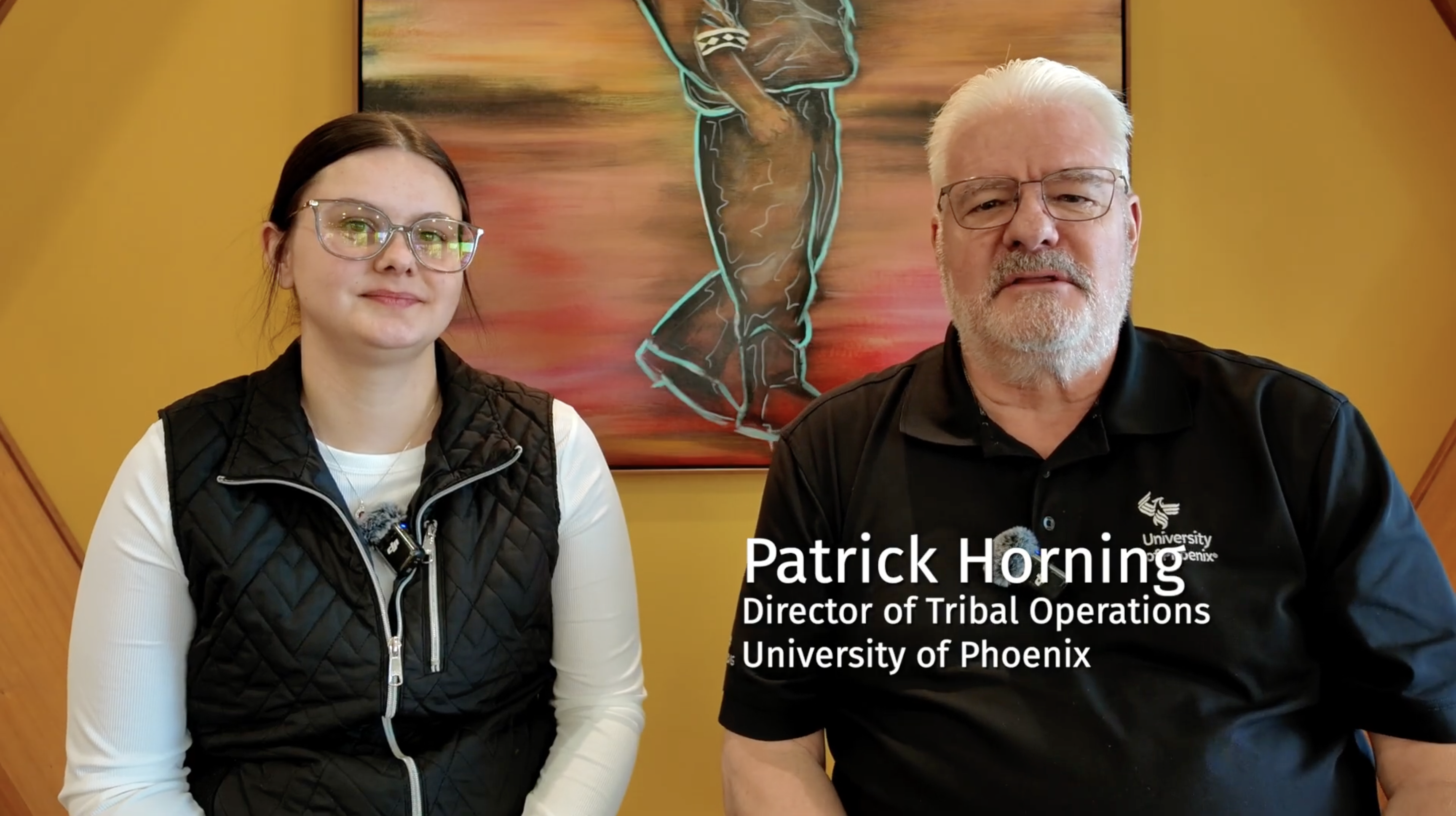 UOPX Patrick Horning with Brinlee Rochelle Employee Benefits Coordinator Choctaw Nation of Oklahoma
