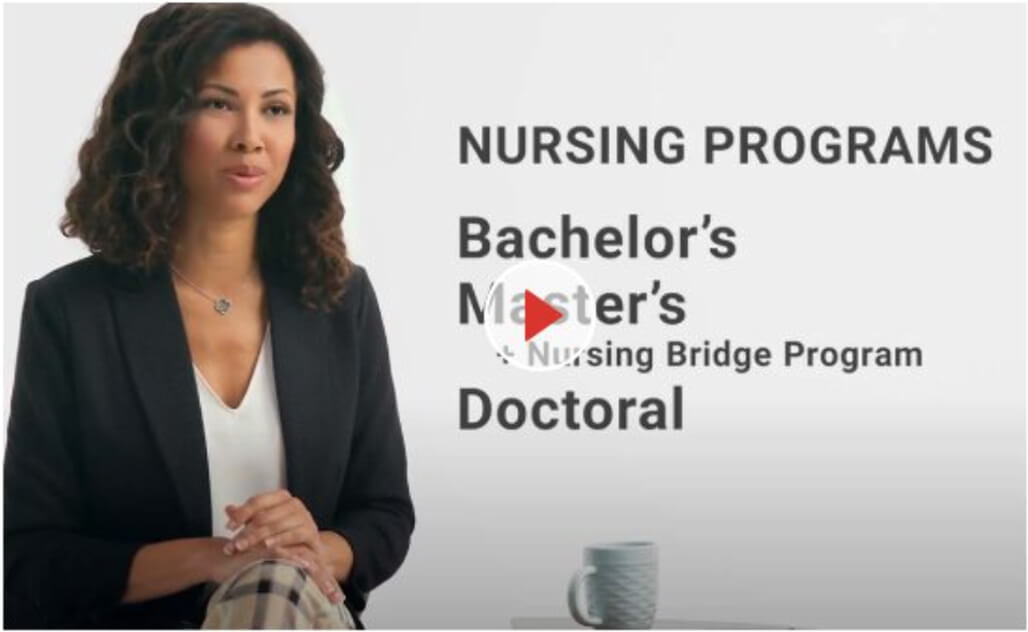 Watch now - Video presents summary of nursing degrees available at University of Phoenix.