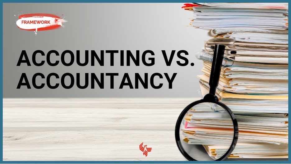 Watch video about accounting vs. accountancy