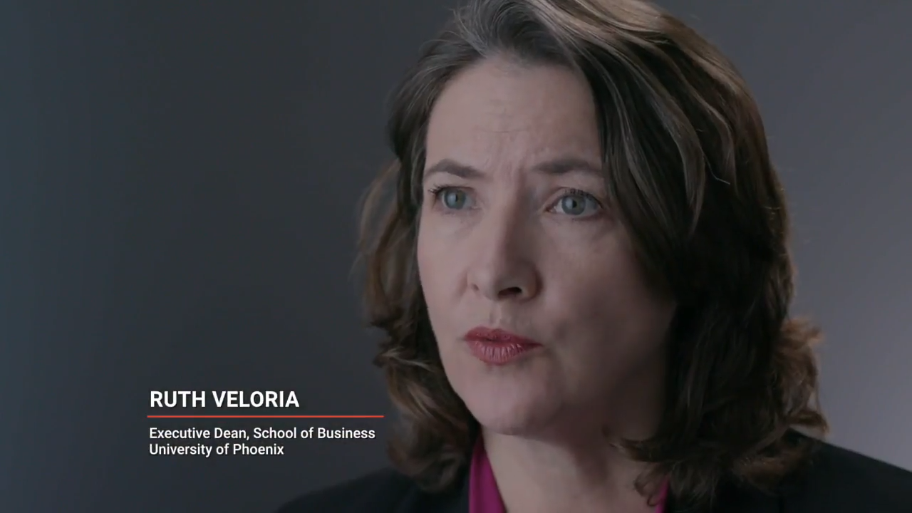 Watch on YouTube - Business Innovation with Ruth Veloria from University of Phoenix
