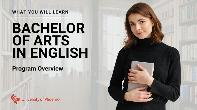 Watch Bachelor of Arts in English program overview