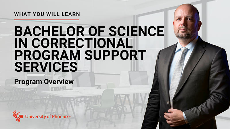 Watch Bachelor of Science in Correctional Program Support Services program overview
