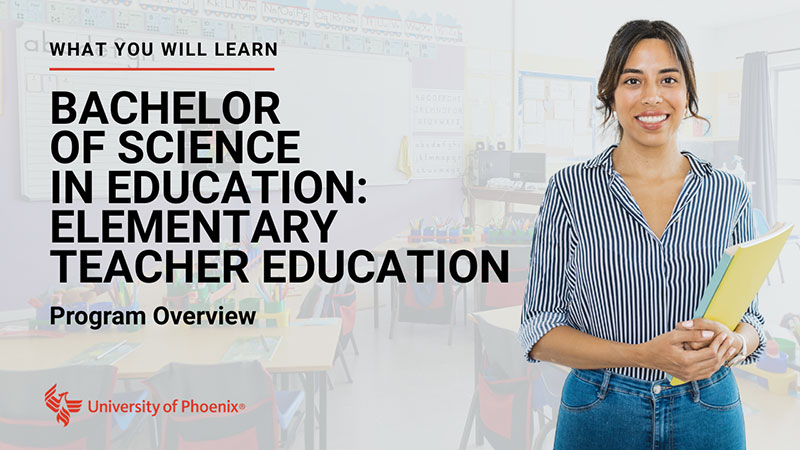 Watch Bachelor of Science in Education: Elementary Teacher Education program overview