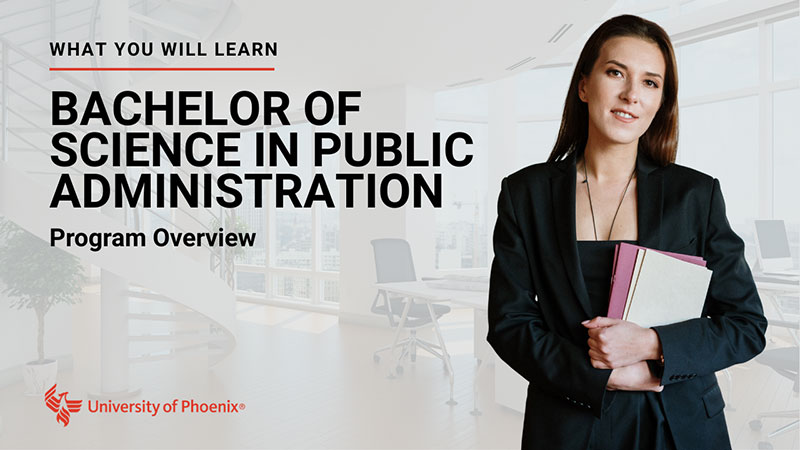 Watch Bachelor of Science in Public Administration program overview