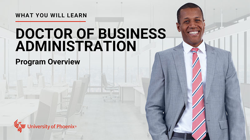 Watch Doctor of Business Administration program overview
