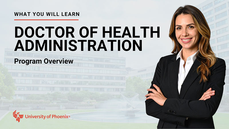 Watch Doctor of Health Administration program overview