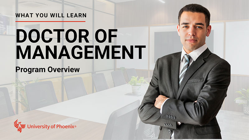 Watch Doctor of Management program overview