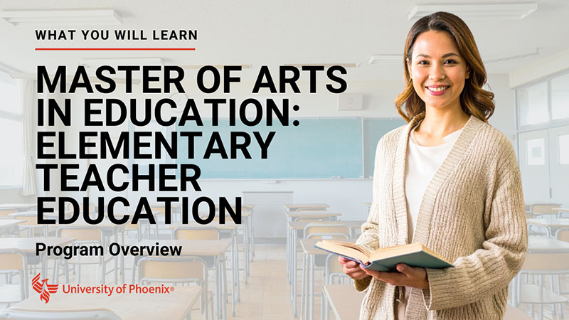Watch Master of Arts in Education Elementary Teacher Education program overview