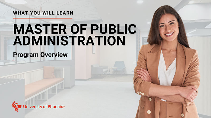 Watch Master of Public Administration program overview
