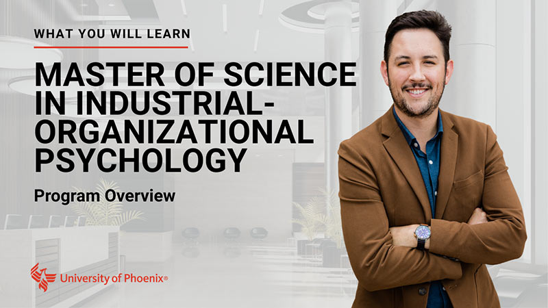Watch Master of Science in Industrial-Organizational Psychology program overview
