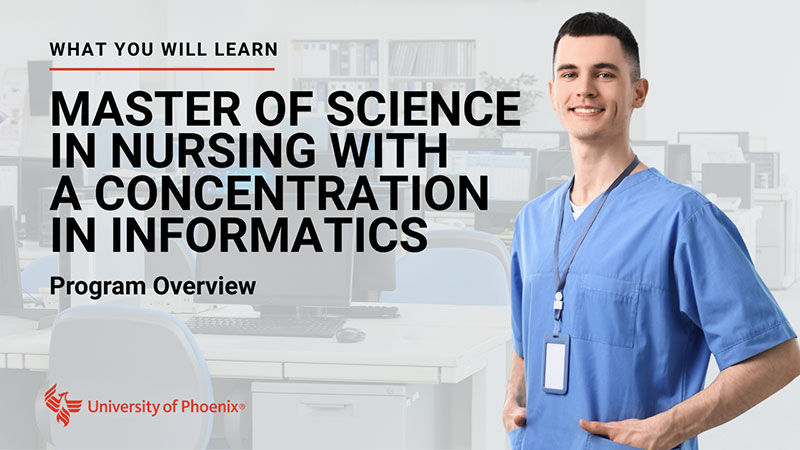 Watch MSN in Nursing Informatics program overview