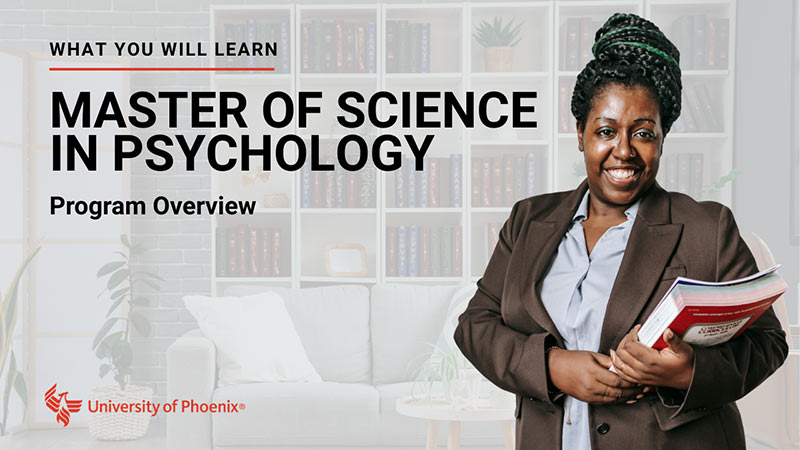 Watch Master of Science in Psychology program overview