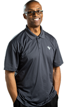 Enrollment representative smiling