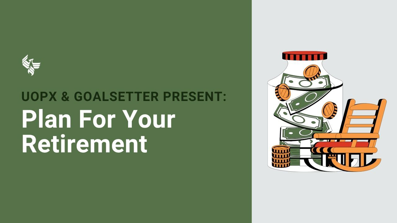 Watch now - Plan for your Retirement