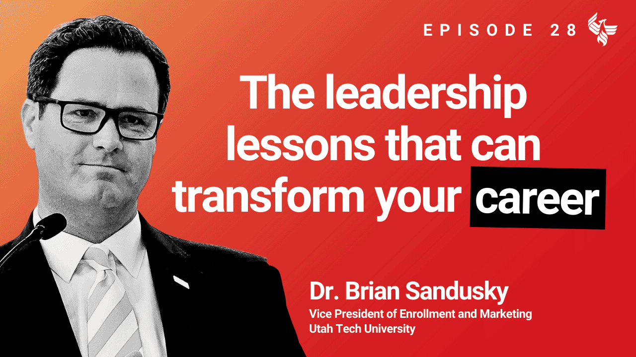 Play video of episode twenty-eight of the Degrees of Success podcast featuring Brian Sandusky.