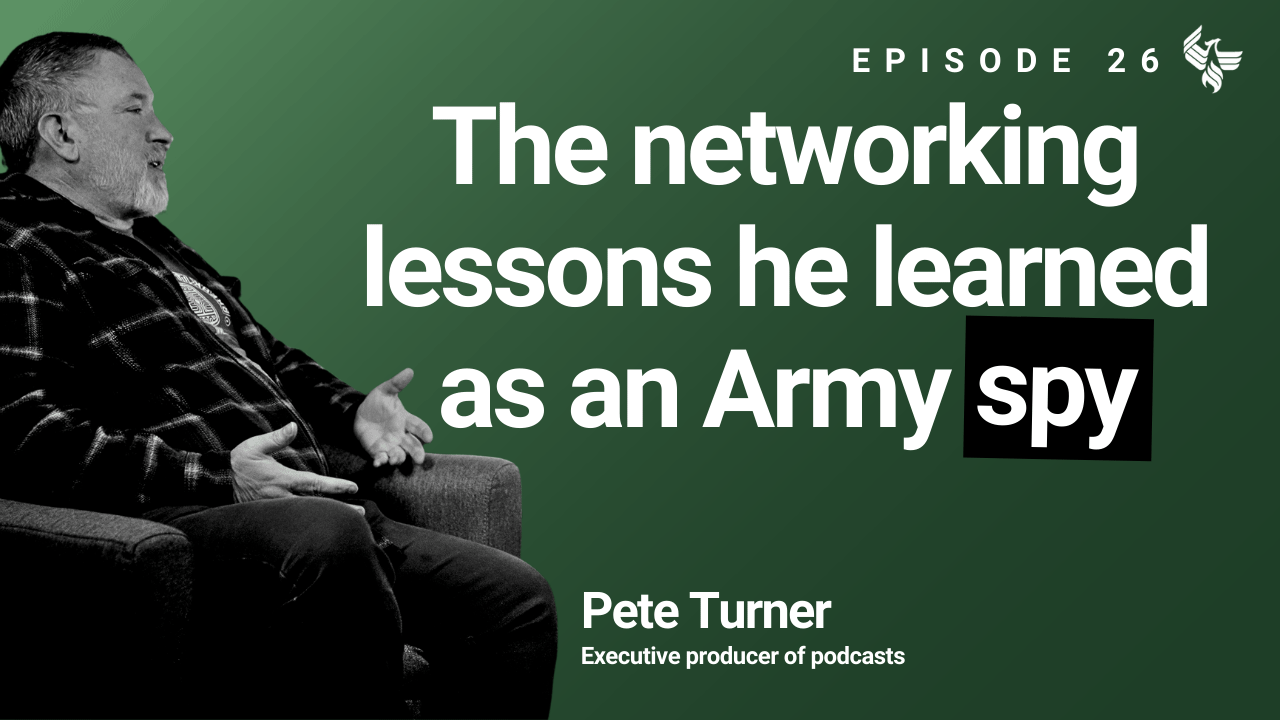 Play video of episode twenty-six of the Degrees of Success podcast featuring Pete Turner.