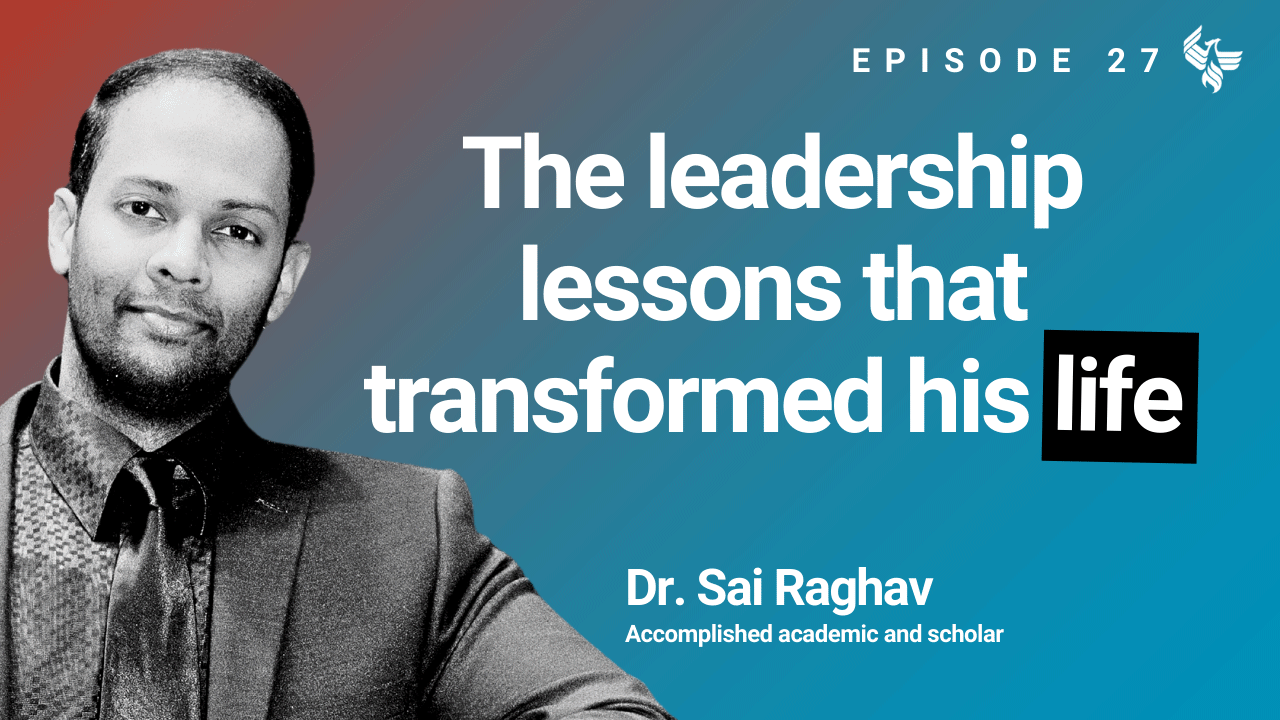 Play video of episode twenty-seven of the Degrees of Success podcast featuring Dr. Sai Raghav.
