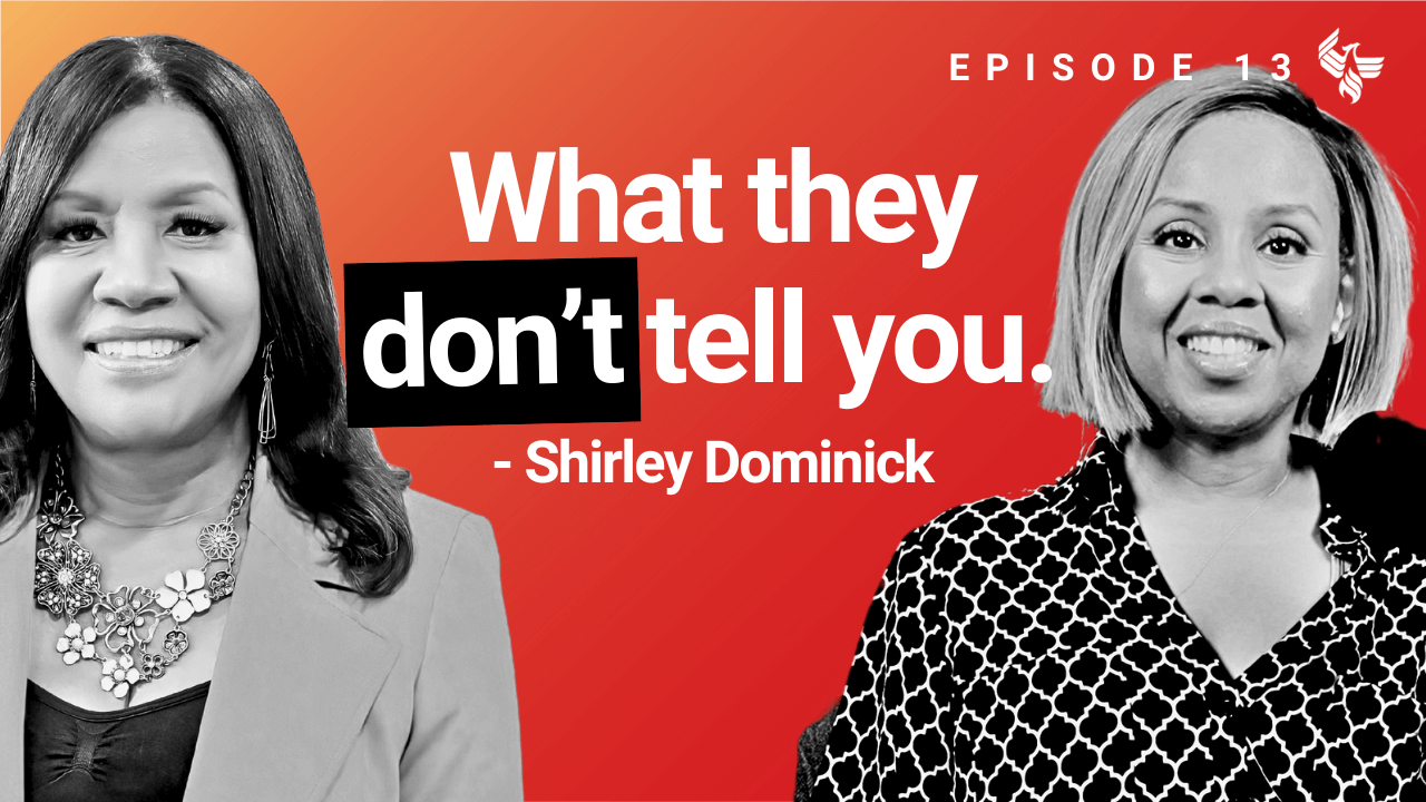 Play video of episode thirteen of the Degrees of Success podcast featuring Shirley Dominick.