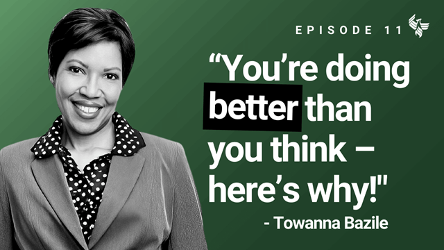 Play video of episode eleven of the Degrees of Success podcast featuring Towanna Bazile.