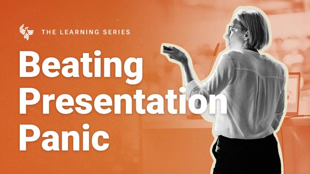 Open and play video on how to present like a pro in new tab.
