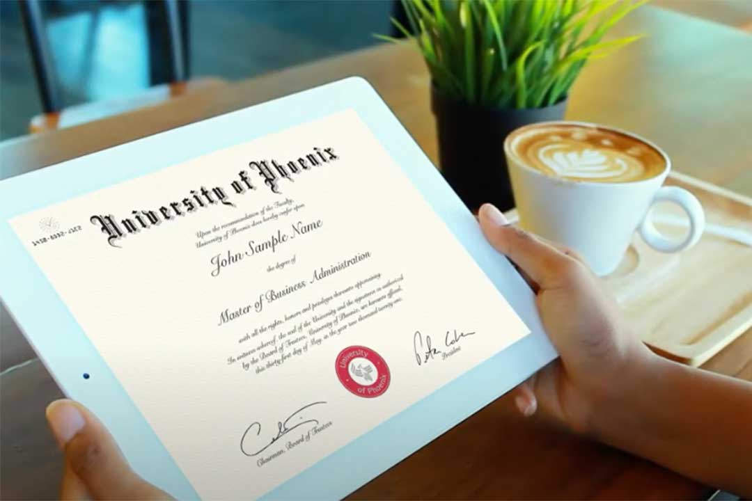 Certified Electronic Credentials at UoPX (CeDiploma/CeCertificate)