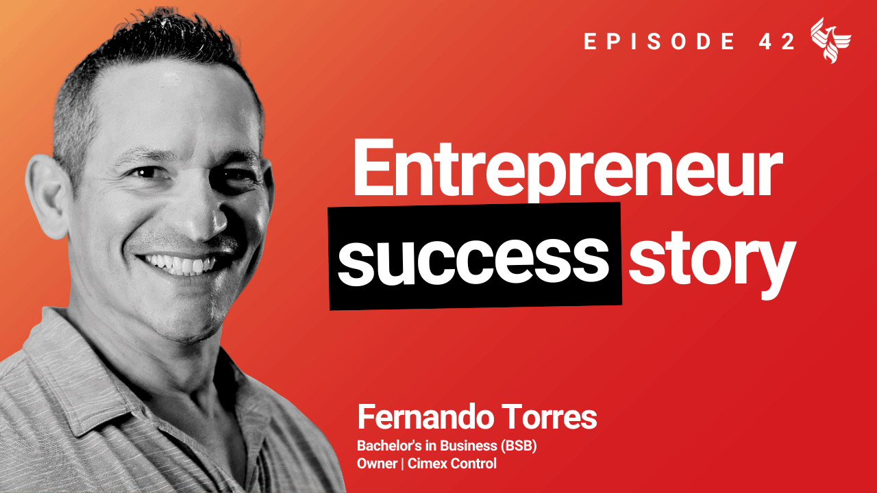 Watch University of Phoenix Degrees of Success podcast with alumnus Fernando Torres