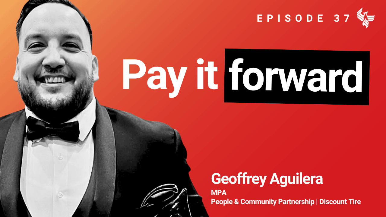 Watch University of Phoenix Degrees of Success podcast with Geoffrey Aguilera
