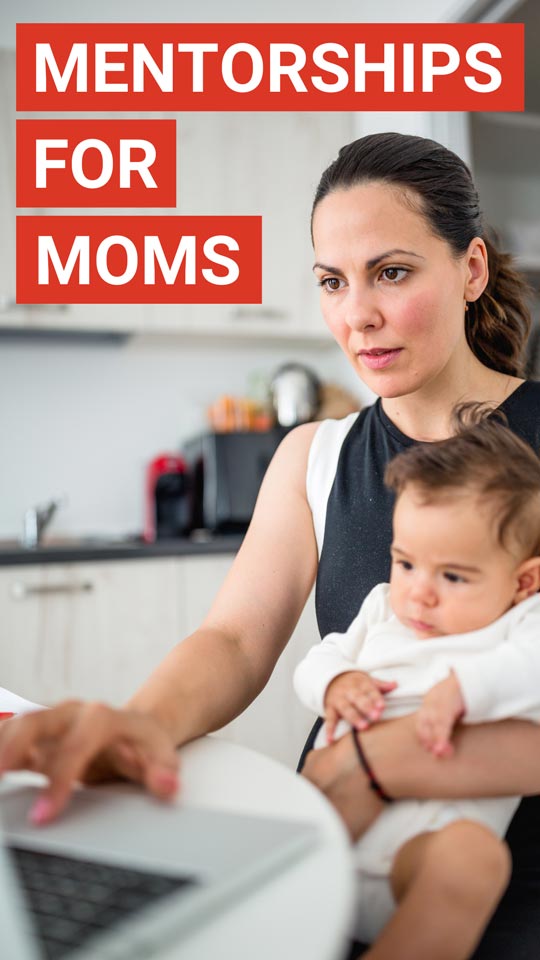 Open and play video on finding the ideal mentor for moms.