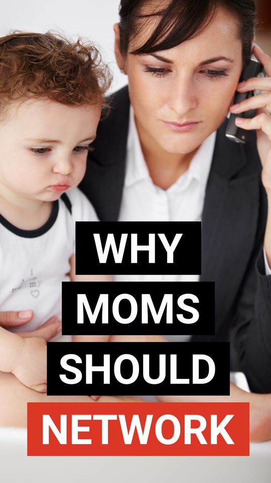Open and play video on networking tips for moms.