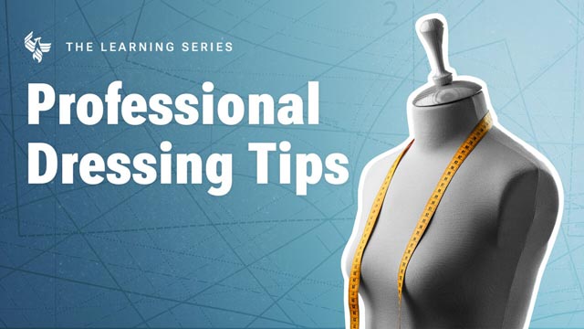 Open and play video on dressing for success in new tab.