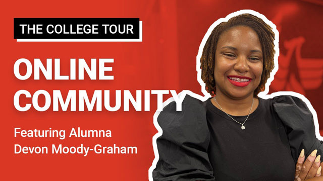 Open and play Devon Moody-Graham's The College Tour video.