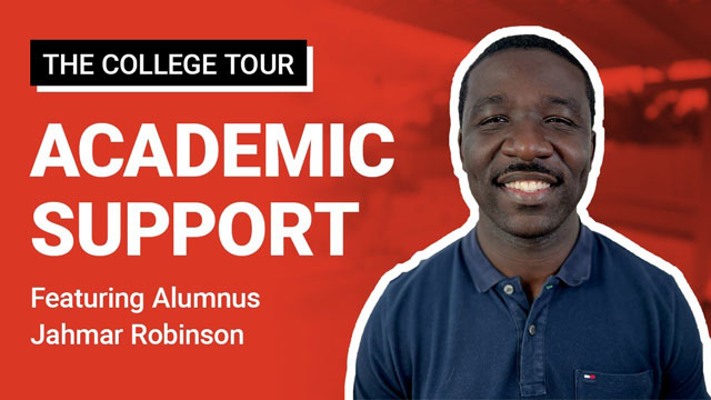 Open and play Jahmar Robinson's The College Tour video.
