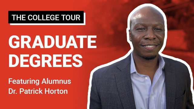 Open and play Dr. Patrick Horton's The College Tour video.