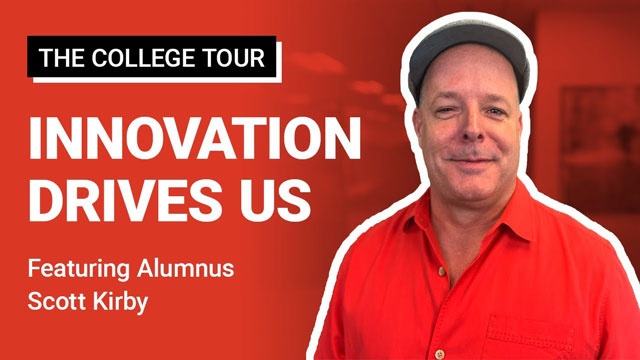 Open and play Scott Kirby's The College Tour video.