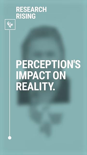 Open and play video on the impact of perception in new tab.