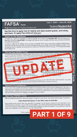 Play video on insider FAFSA tips for success.