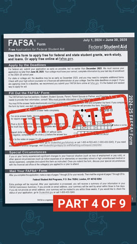 Play video on key tips before filling out 2024 - 2025 FAFSA.